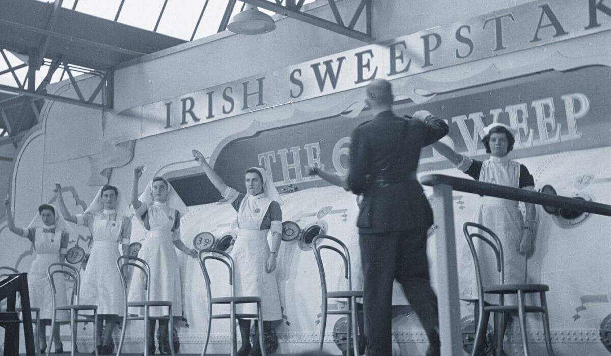 Проведение розыгрыша ирландской лотереи «Sweepstakes»