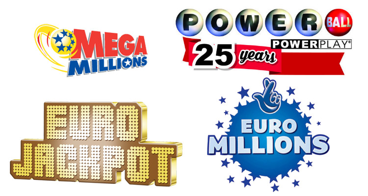 Логотипы зарубежных лотерей